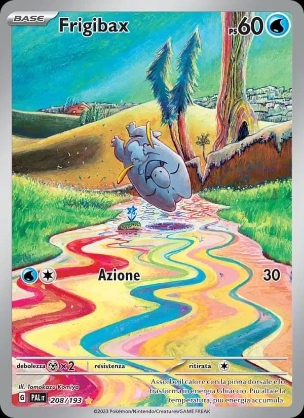 Frigibax — Evoluzioni a Paldea 208 Italian Pokémon card