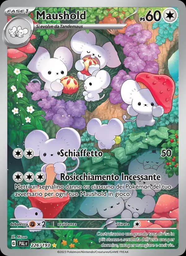 Maushold — Evoluzioni a Paldea 226 Italian Pokémon card