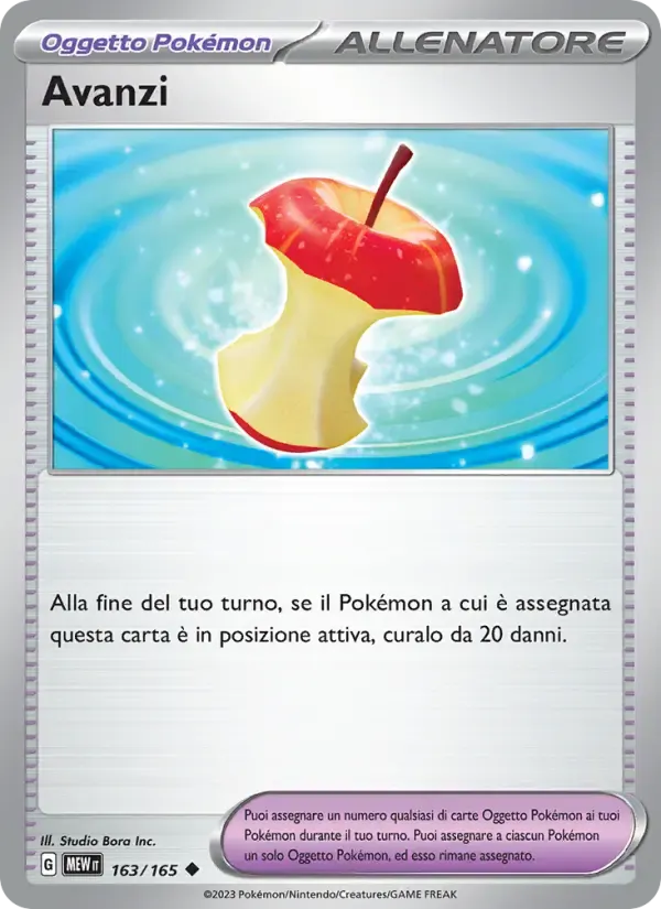 Avanzi — 151 163 Italian Pokémon card