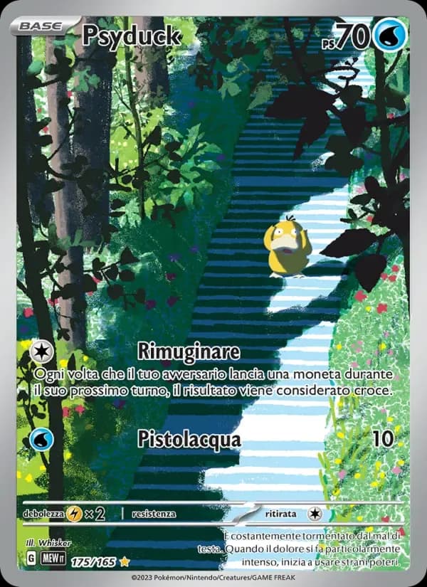 Psyduck — 151 175 Italian Pokémon card