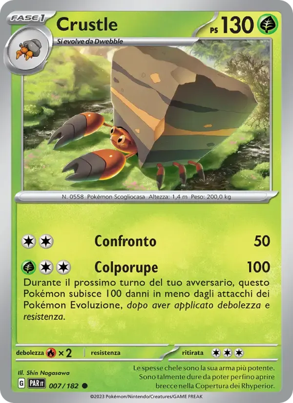 Crustle — Paradosso Temporale 7 Italian Pokémon card