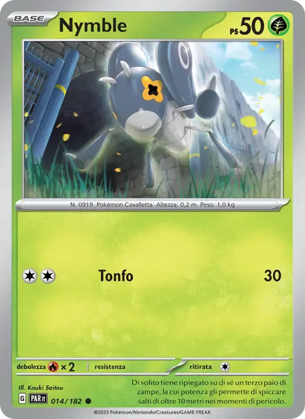 Nymble — Paradosso Temporale 14 Italian Pokémon card