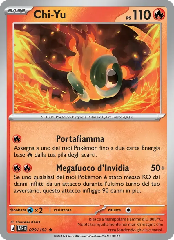 Chi-Yu — Paradosso Temporale 29 Italian Pokémon card