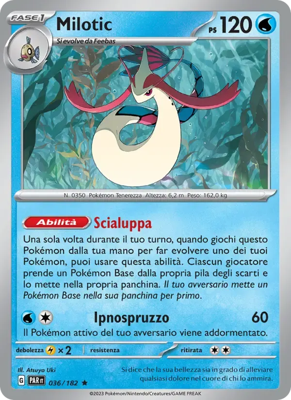Milotic — Paradosso Temporale 36 Italian Pokémon card