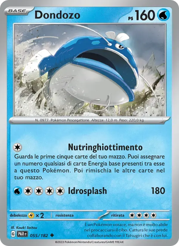 Dondozo — Paradosso Temporale 55 Italian Pokémon card