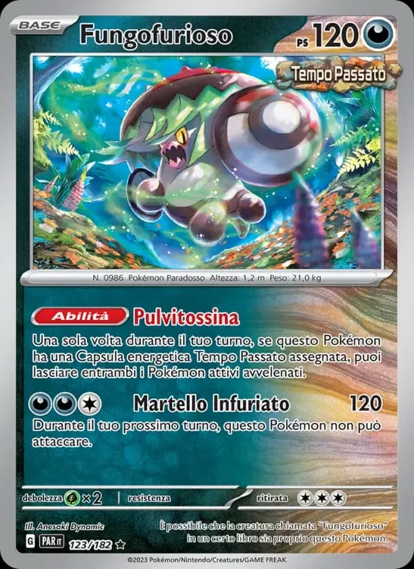Fungofurioso — Paradosso Temporale 123 Italian Pokémon card