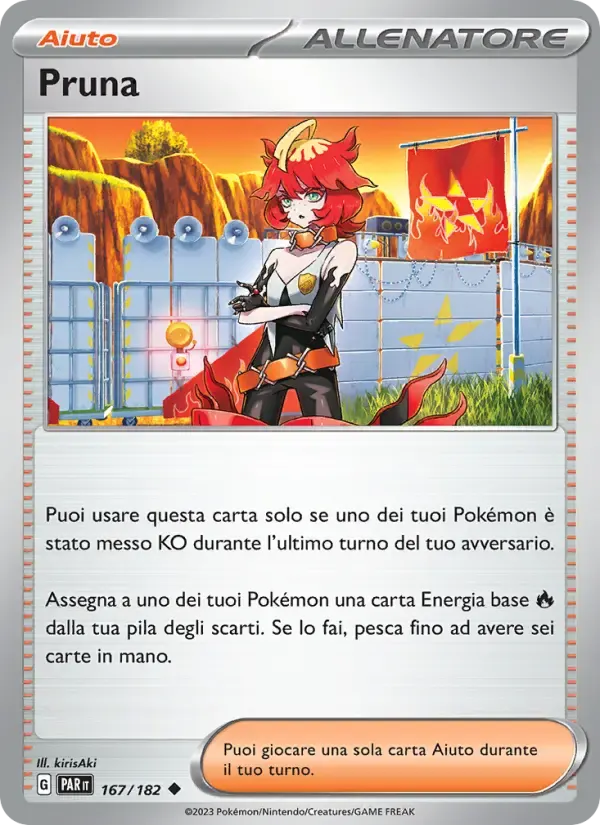 Pruna — Paradosso Temporale 167 Italian Pokémon card