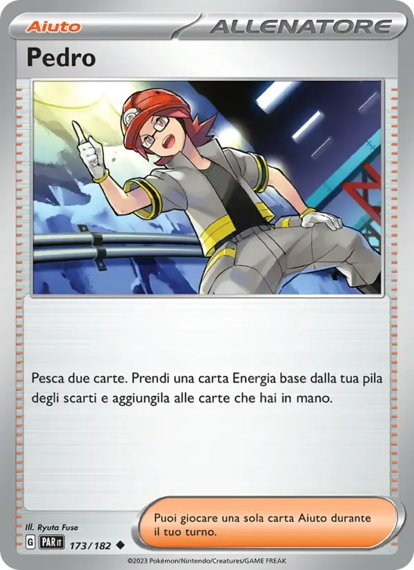 Pedro — Paradosso Temporale 173 Italian Pokémon card