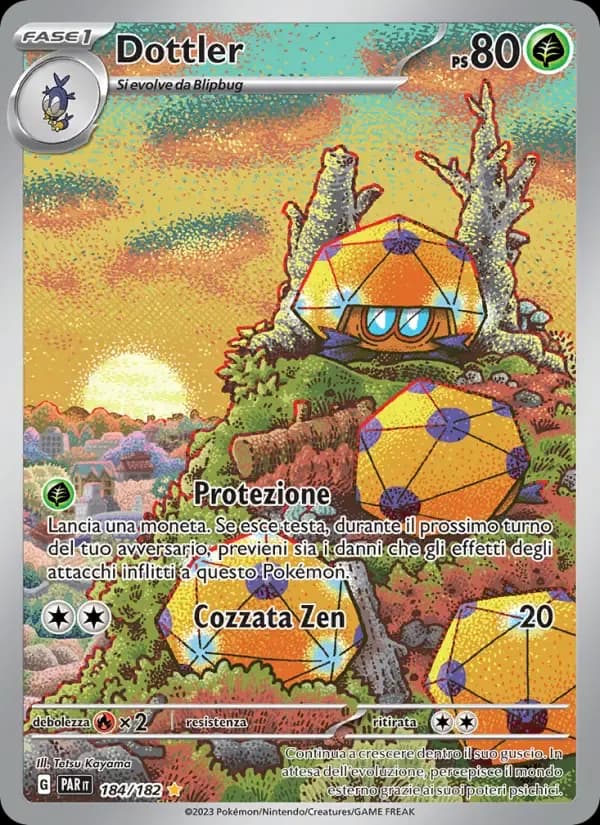 Dottler — Paradosso Temporale 184 Italian Pokémon card