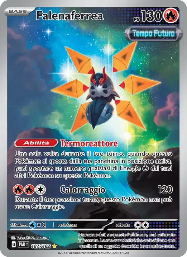 Falenaferrea — Paradosso Temporale 187 Italian Pokémon card