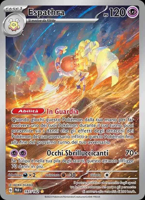 Espathra — Paradosso Temporale 197 Italian Pokémon card