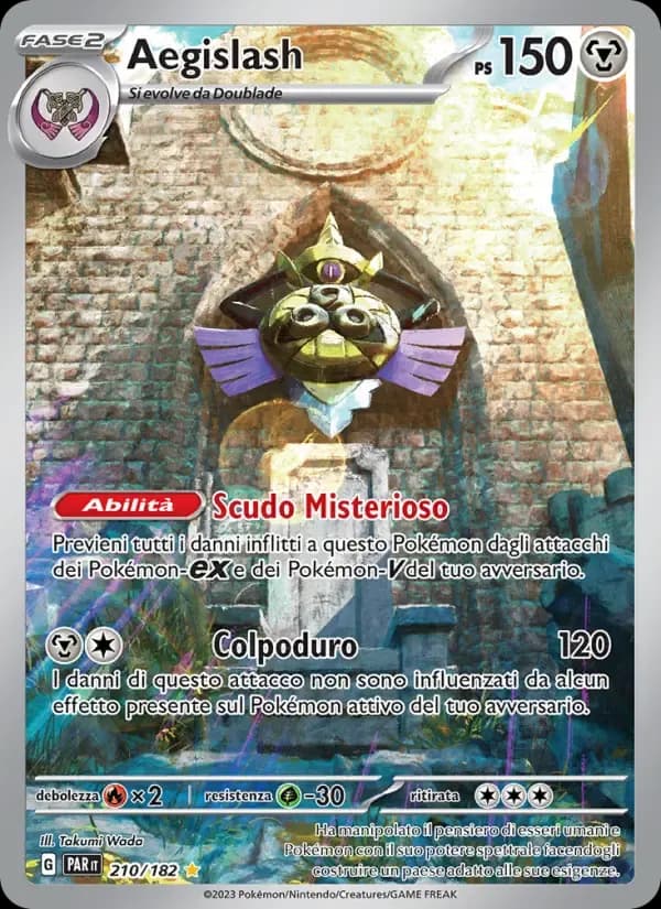 Aegislash — Paradosso Temporale 210 Italian Pokémon card