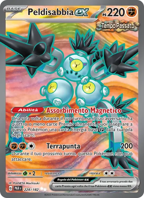 Peldisabbia-ex — Paradosso Temporale 228 Italian Pokémon card