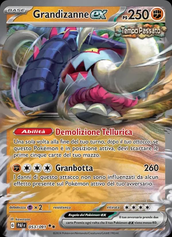 Grandizanne-ex — Destino di Paldea 53 Italian Pokémon card