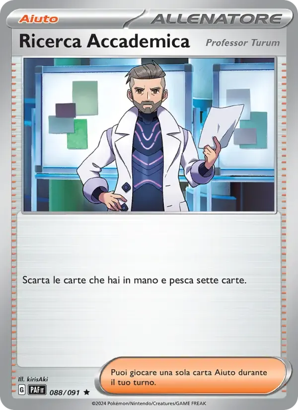 Ricerca Accademica — Destino di Paldea 88 Italian Pokémon card