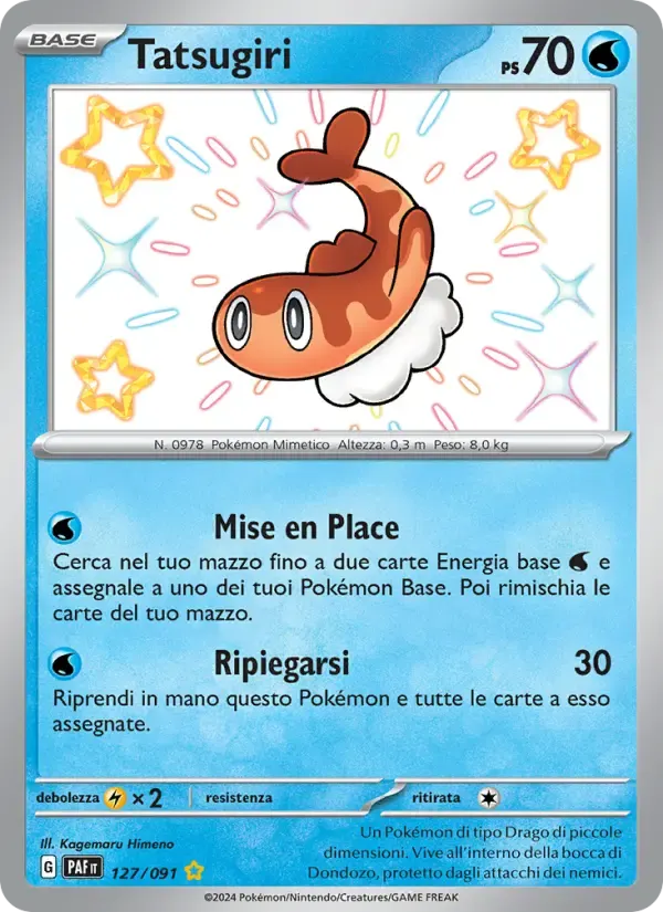 Tatsugiri — Destino di Paldea 127 Italian Pokémon card