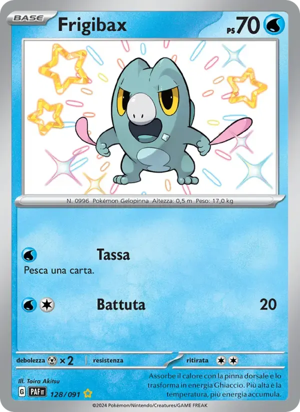 Frigibax — Destino di Paldea 128 Italian Pokémon card