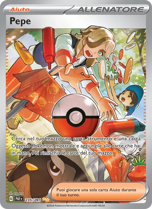 Pepe — Destino di Paldea 235 Italian Pokémon card