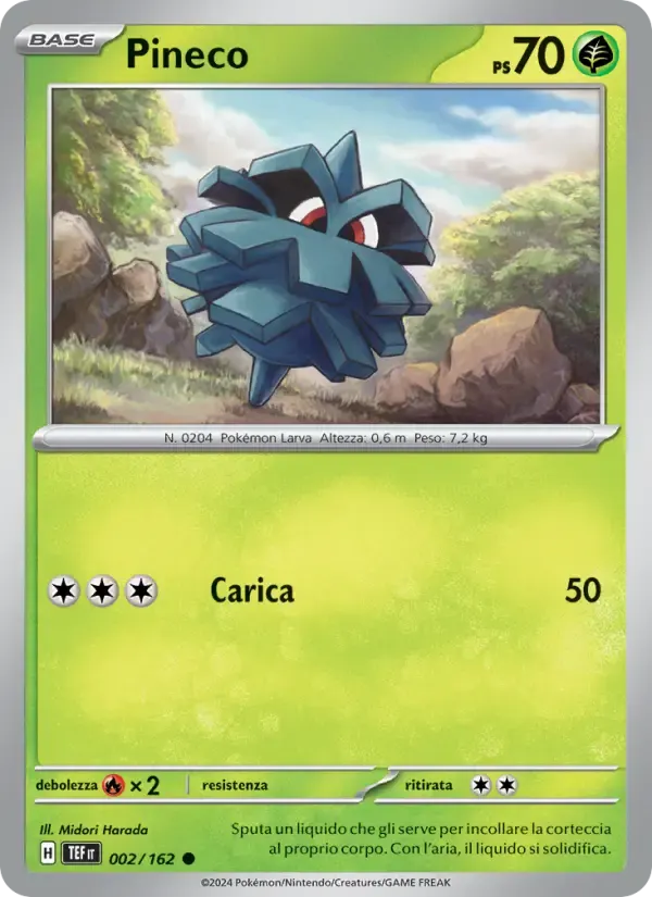 Pineco — Cronoforze 2 Italian Pokémon card