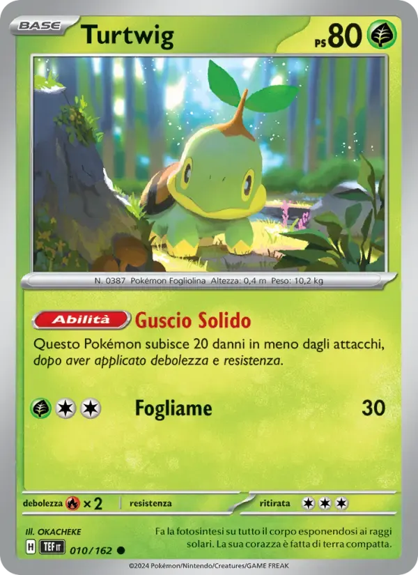 Turtwig — Cronoforze 10 Italian Pokémon card