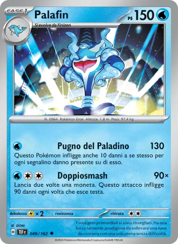 Palafin — Cronoforze 49 Italian Pokémon card