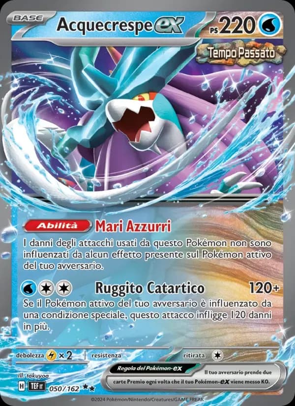 Acquecrespe-ex — Cronoforze 50 Italian Pokémon card
