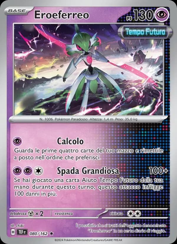 Eroeferreo — Cronoforze 80 Italian Pokémon card