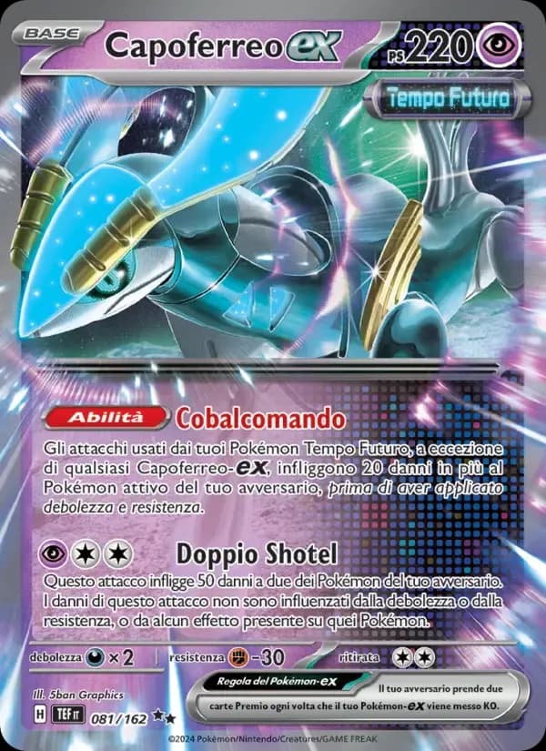 Capoferreo-ex — Cronoforze 81 Italian Pokémon card