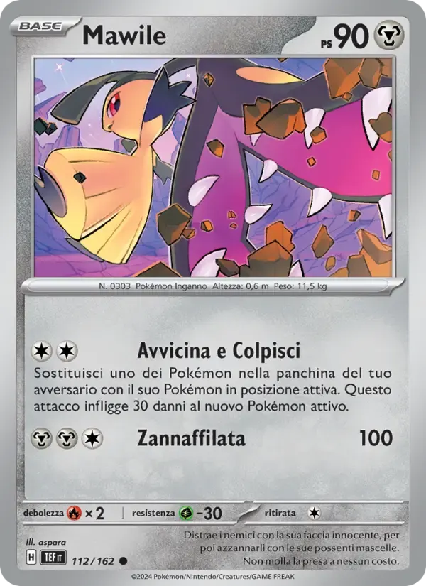 Mawile — Cronoforze 112 Italian Pokémon card