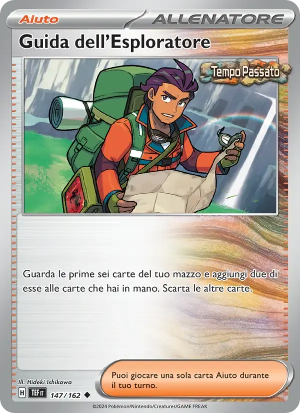 Guida dell'Esploratore — Cronoforze 147 Italian Pokémon card