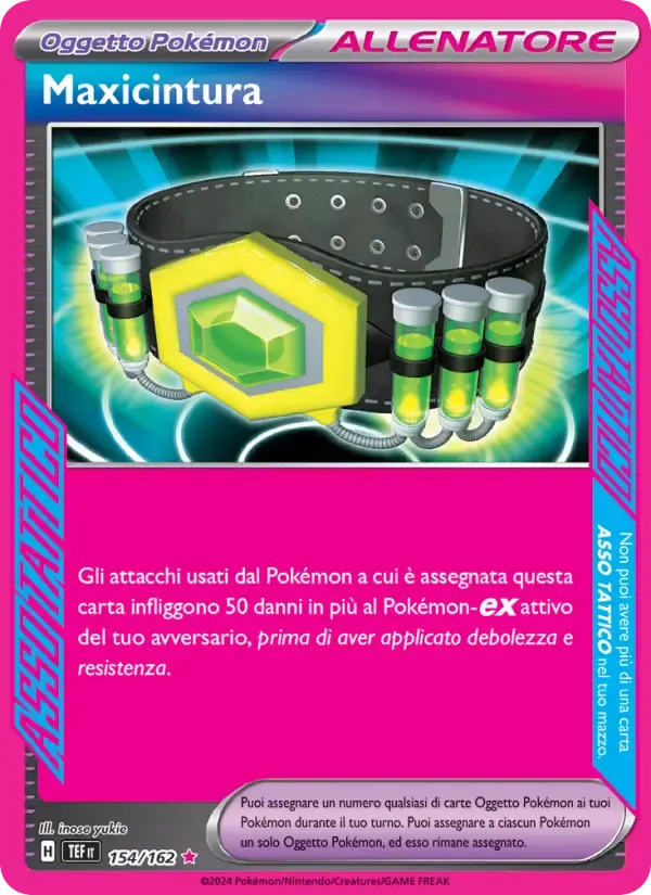 Maxicintura — Cronoforze 154 Italian Pokémon card