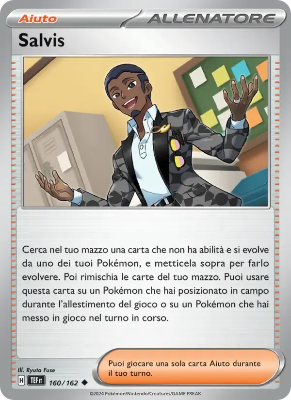 Salvis — Cronoforze 160 Italian Pokémon card