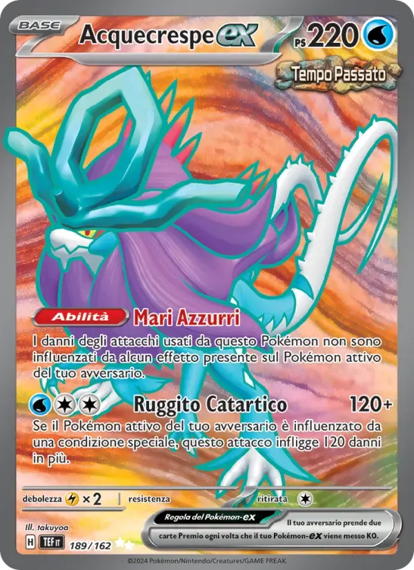 Acquecrespe-ex — Cronoforze 189 Italian Pokémon card