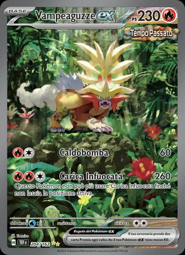 Vampeaguzze-ex — Cronoforze 204 Italian Pokémon card