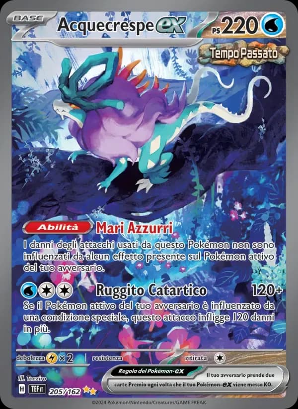 Acquecrespe-ex — Cronoforze 205 Italian Pokémon card