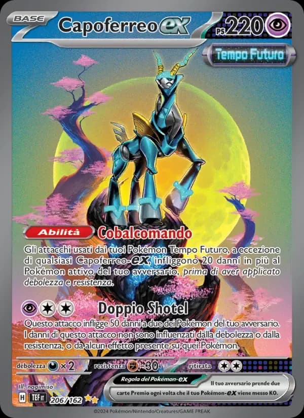 Capoferreo-ex — Cronoforze 206 Italian Pokémon card