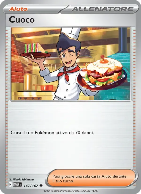 Cuoco — Crepuscolo Mascherato 147 Italian Pokémon card