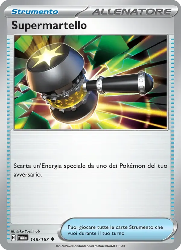 Supermartello — Crepuscolo Mascherato 148 Italian Pokémon card