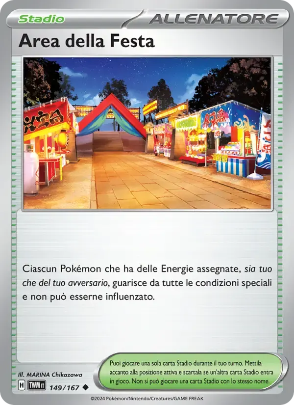 Area della Festa — Crepuscolo Mascherato 149 Italian Pokémon card