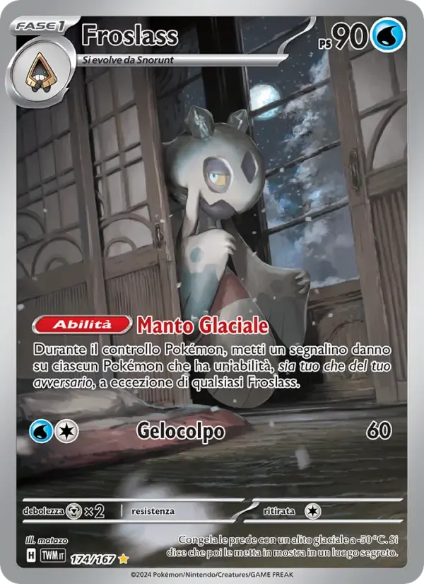 Froslass — Crepuscolo Mascherato 174 Italian Pokémon card