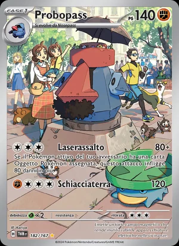 Probopass — Crepuscolo Mascherato 182 Italian Pokémon card