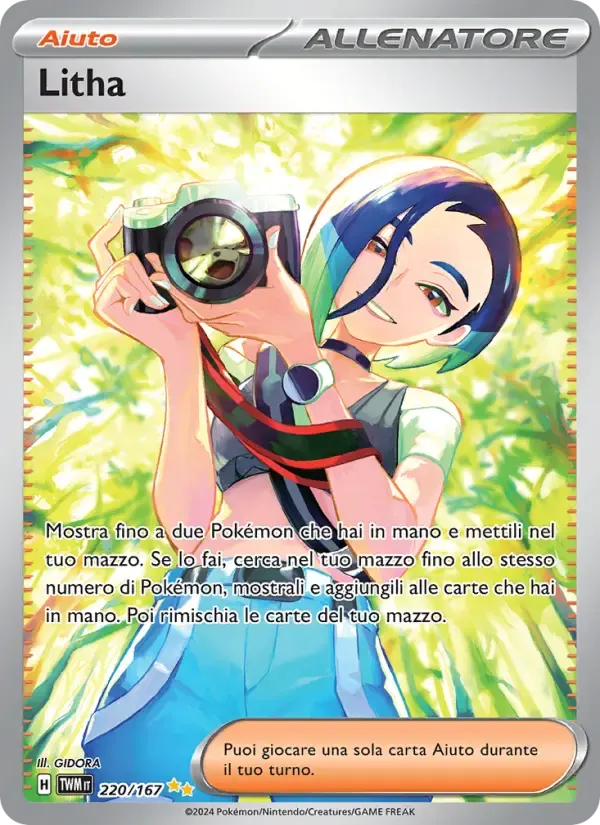 Litha — Crepuscolo Mascherato 220 Italian Pokémon card