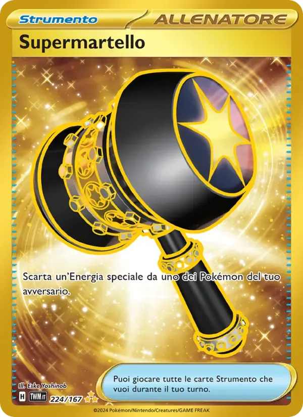 Supermartello — Crepuscolo Mascherato 224 Italian Pokémon card