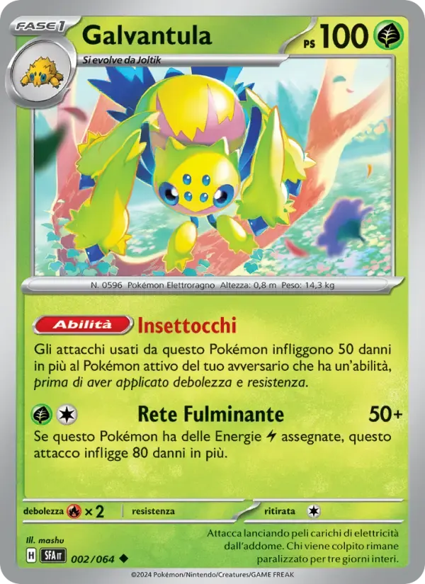 Galvantula — Segreto Fiabesco 2 Italian Pokémon card