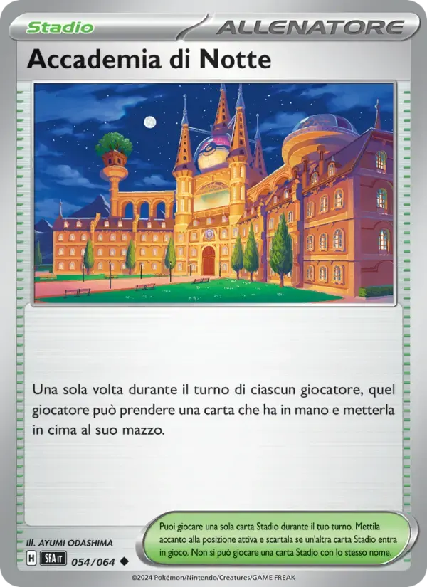 Accademia di Notte — Segreto Fiabesco 54 Italian Pokémon card