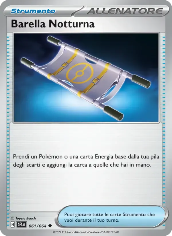 Barella Notturna — Segreto Fiabesco 61 Italian Pokémon card