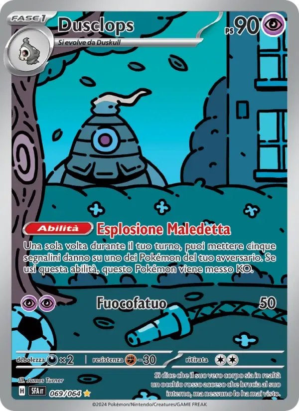 Dusclops — Segreto Fiabesco 69 Italian Pokémon card