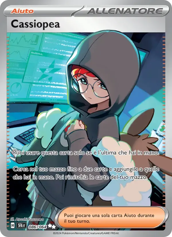 Cassiopea — Segreto Fiabesco 86 Italian Pokémon card