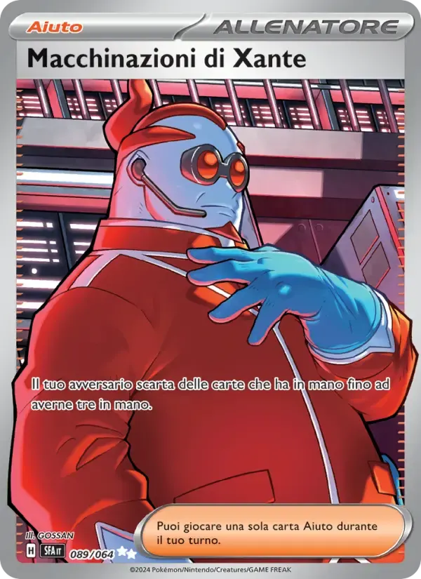 Macchinazioni di Xante — Segreto Fiabesco 89 Italian Pokémon card