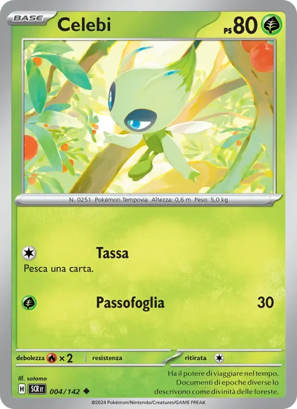 Celebi — Corona Astrale 4 Italian Pokémon card